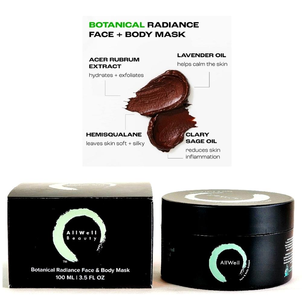 ALLWELL BEAUTY Botanical Radiance Face & Body Mask
